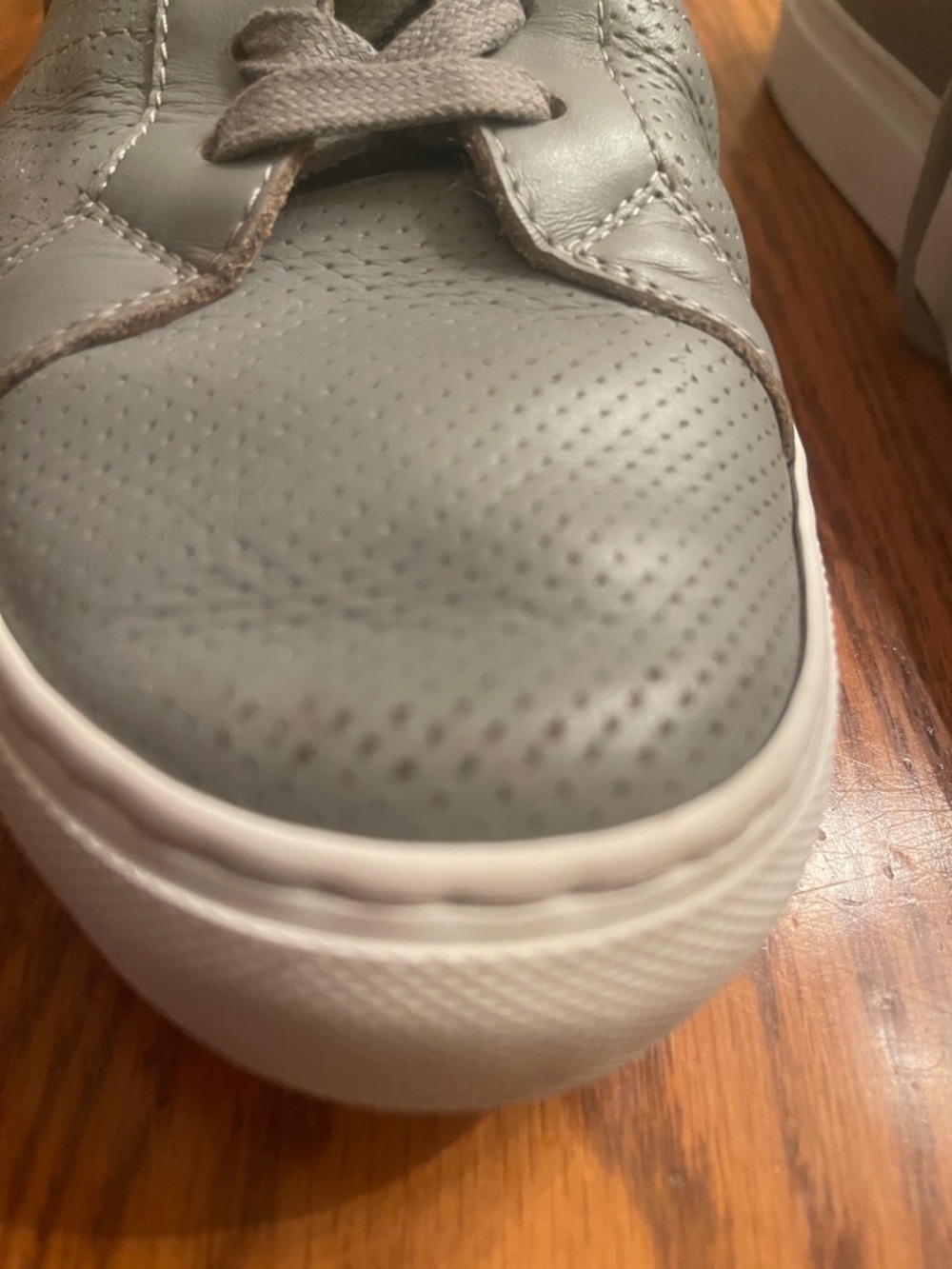 Greats Cream Rubber Sneaker Sole Detail - Picture 3 of 7